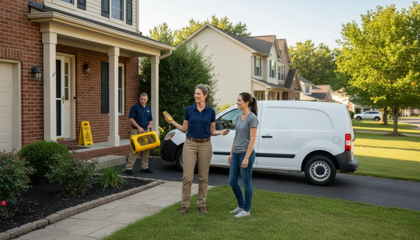 Water restoration image for Home Water Damage Repair in Kentwood, LA